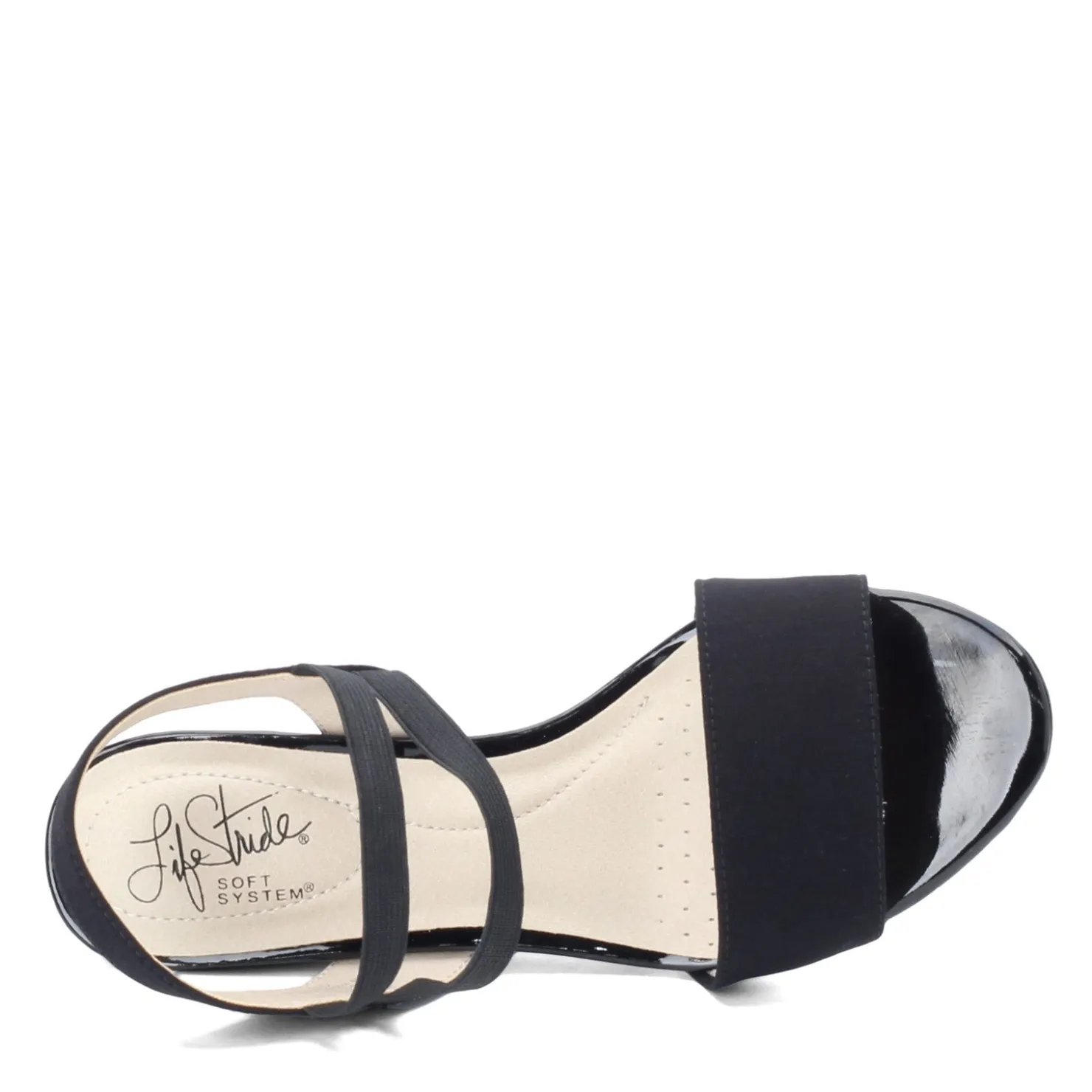 Wedges*LifeStride Women's , Yolo Sandal Black