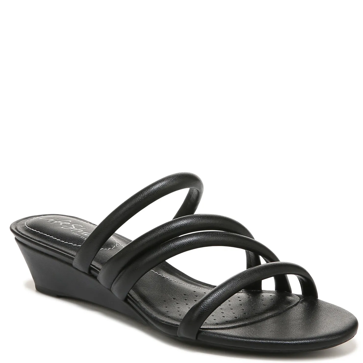 Wedges*LifeStride Women's , Yours Truly Sandal Black