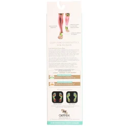 Insoles*Aetrex Women's Lynco by , Memory Foam Ortho Cup/Support Neutral Brown Multi