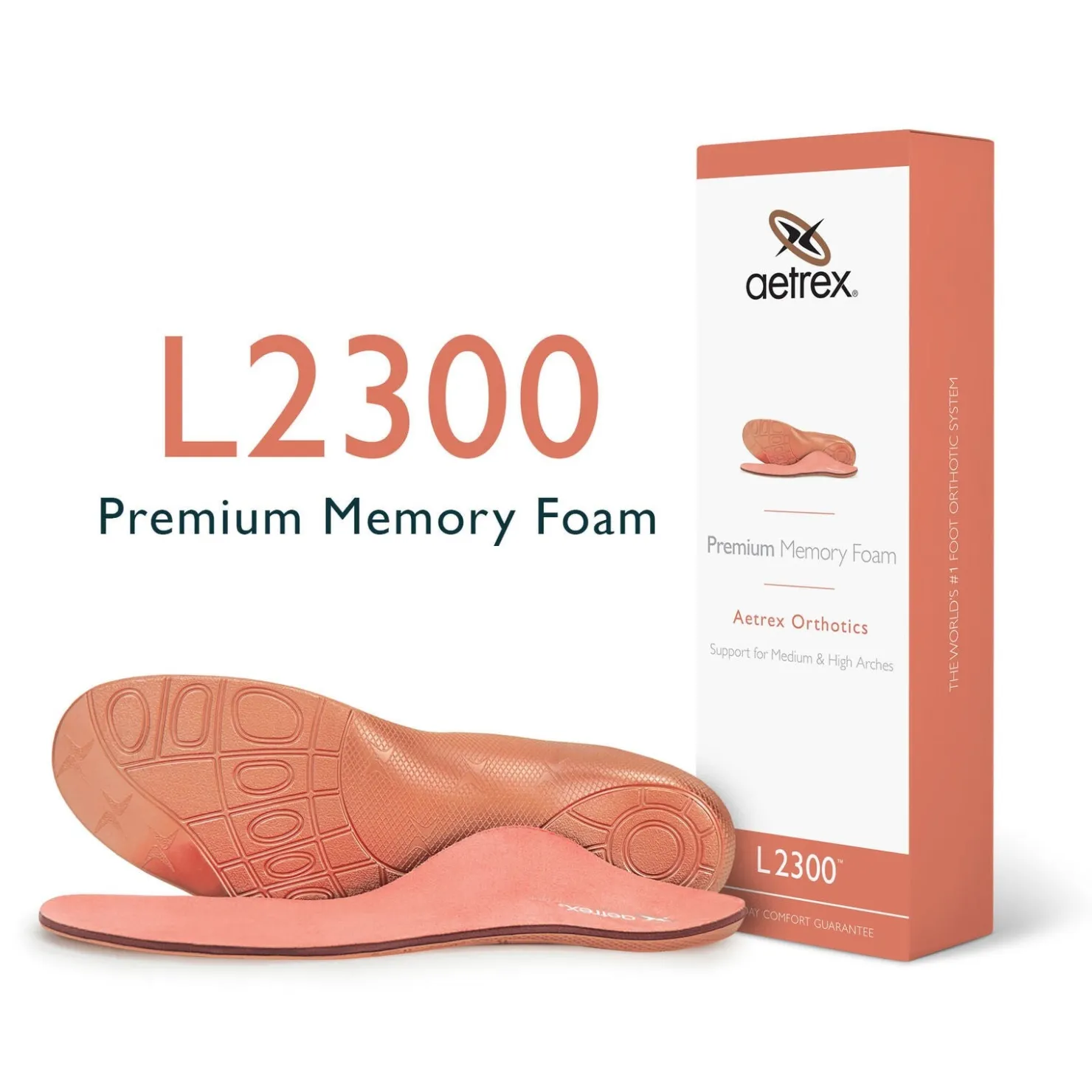 Insoles*Aetrex Women's Lynco by , Premium Memory Foam Orthotics Transparent