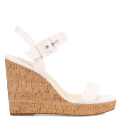 Wedges*Marc Fisher Women's , Lukey Sandal White
