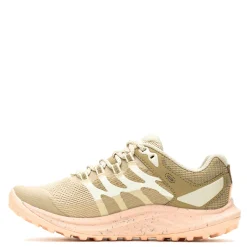 Running*Merrell Women's , Antora 3 Trail Running Shoe Cream/Peach