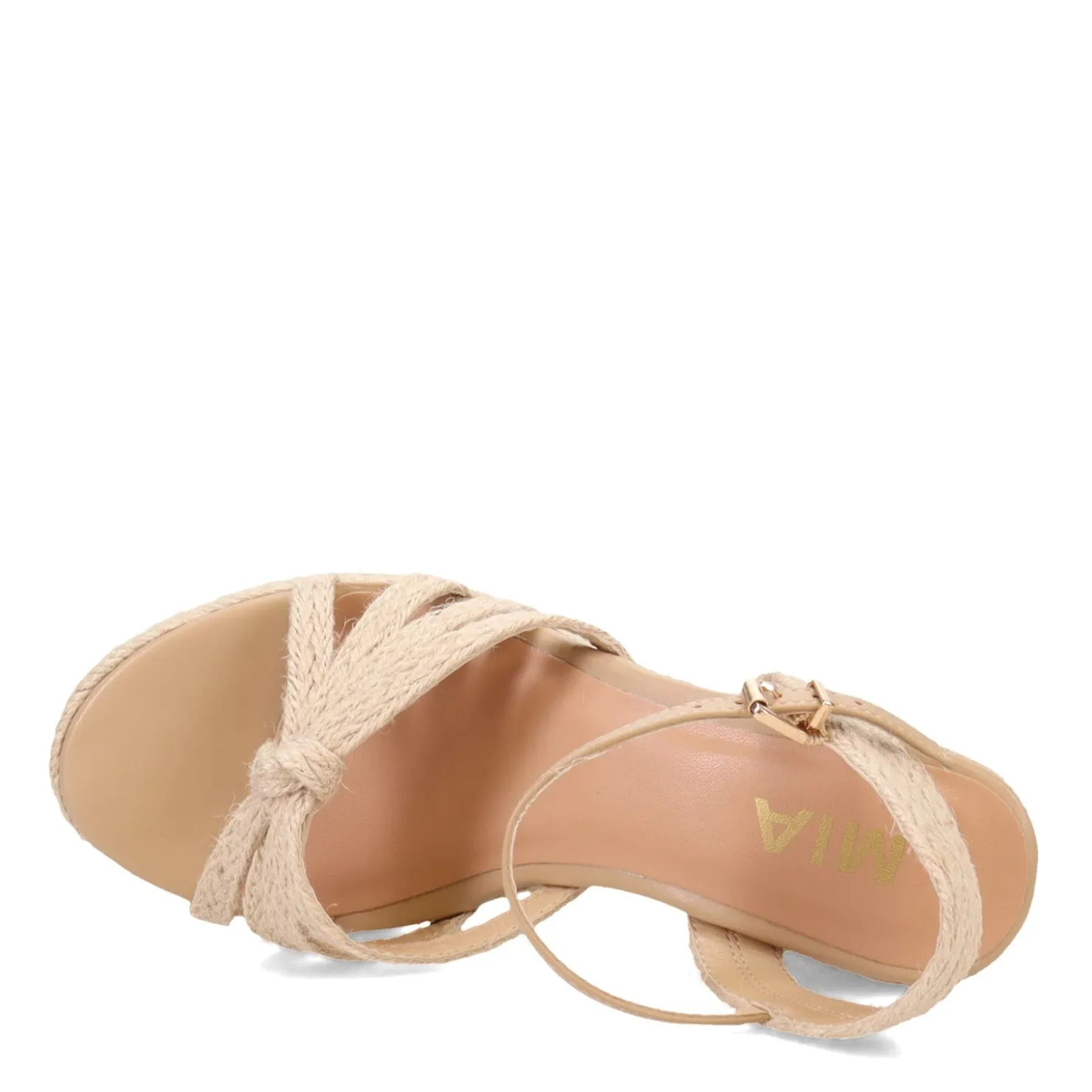 Wedges*MIA Women's , Ashlee Sandal Natural