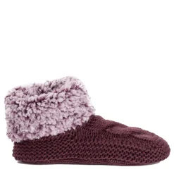 Women's , Sherpa Cuff Bootie Slipper|Muk Luks Outlet