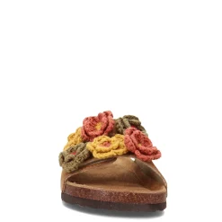 Footbed Sandals*Muk Luks Women's , Terra Turf Flora Sandal Brown