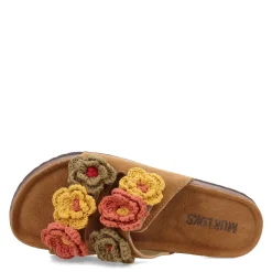Footbed Sandals*Muk Luks Women's , Terra Turf Flora Sandal Brown