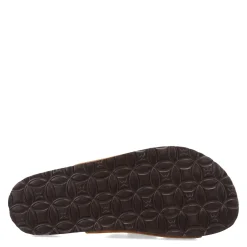 Footbed Sandals*Muk Luks Women's , Terra Turf Flora Sandal Brown