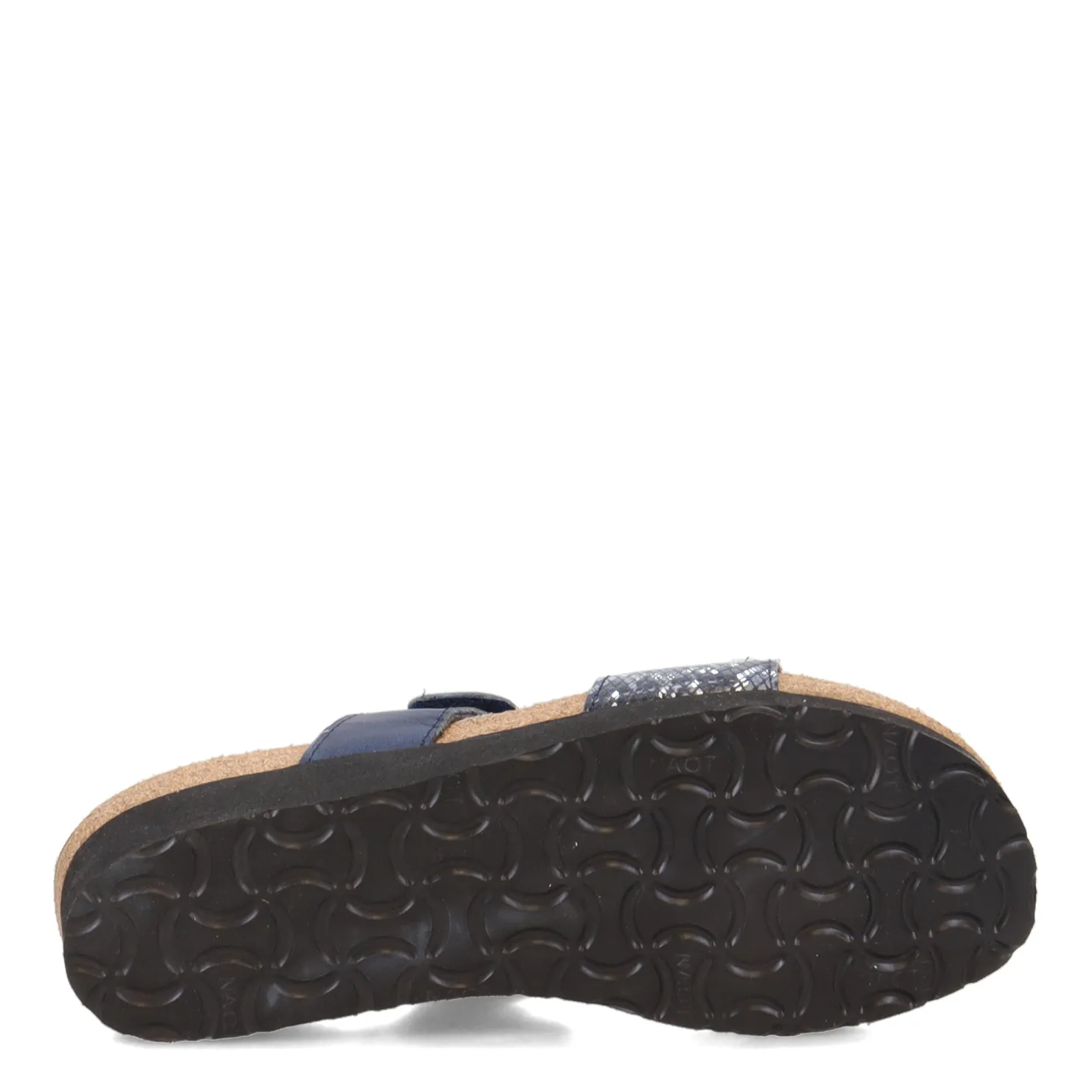 Footbed Sandals*Naot Women's , Althea Sandal Navy Python/Polar Sea