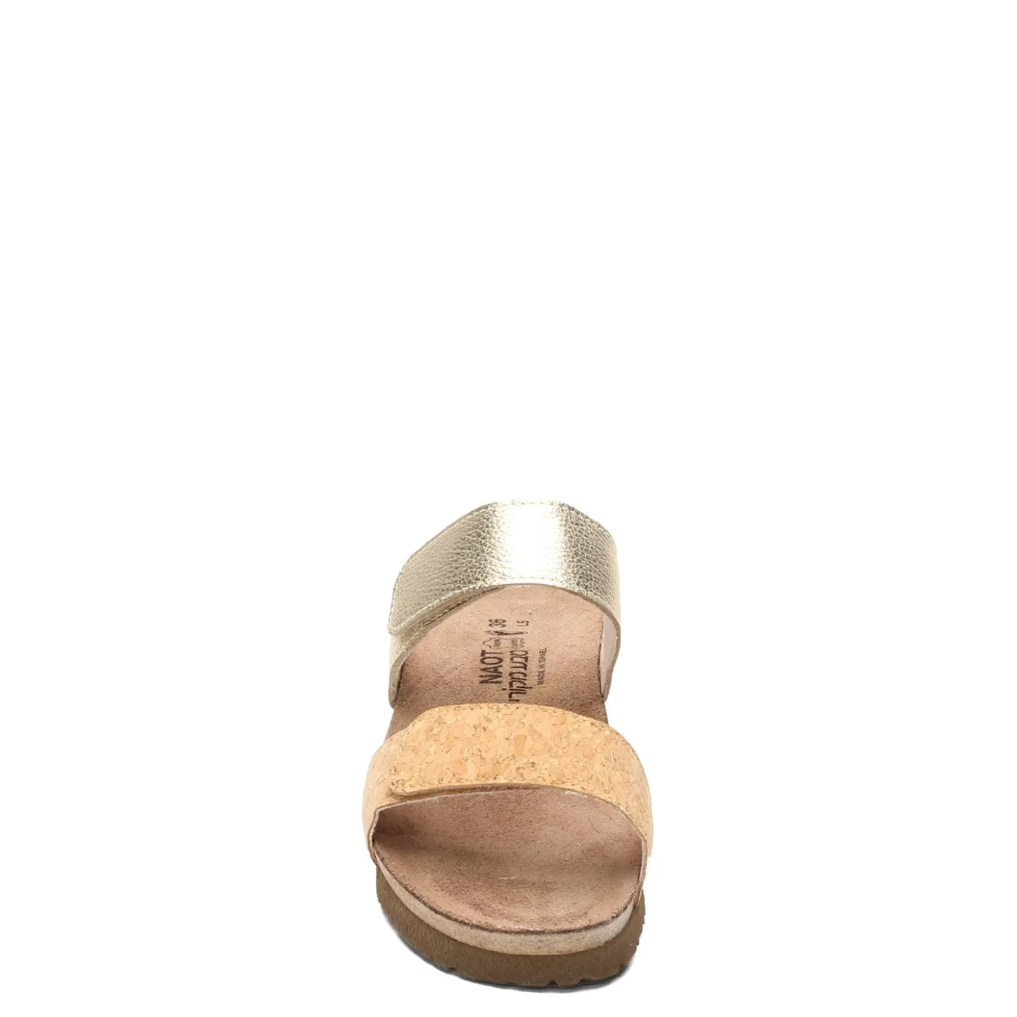 Footbed Sandals*Naot Women's , Althea Sandal Cork/Gold