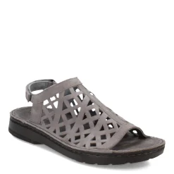 Footbed Sandals*Naot Women's , Amadora Sandal Grey Nubuck