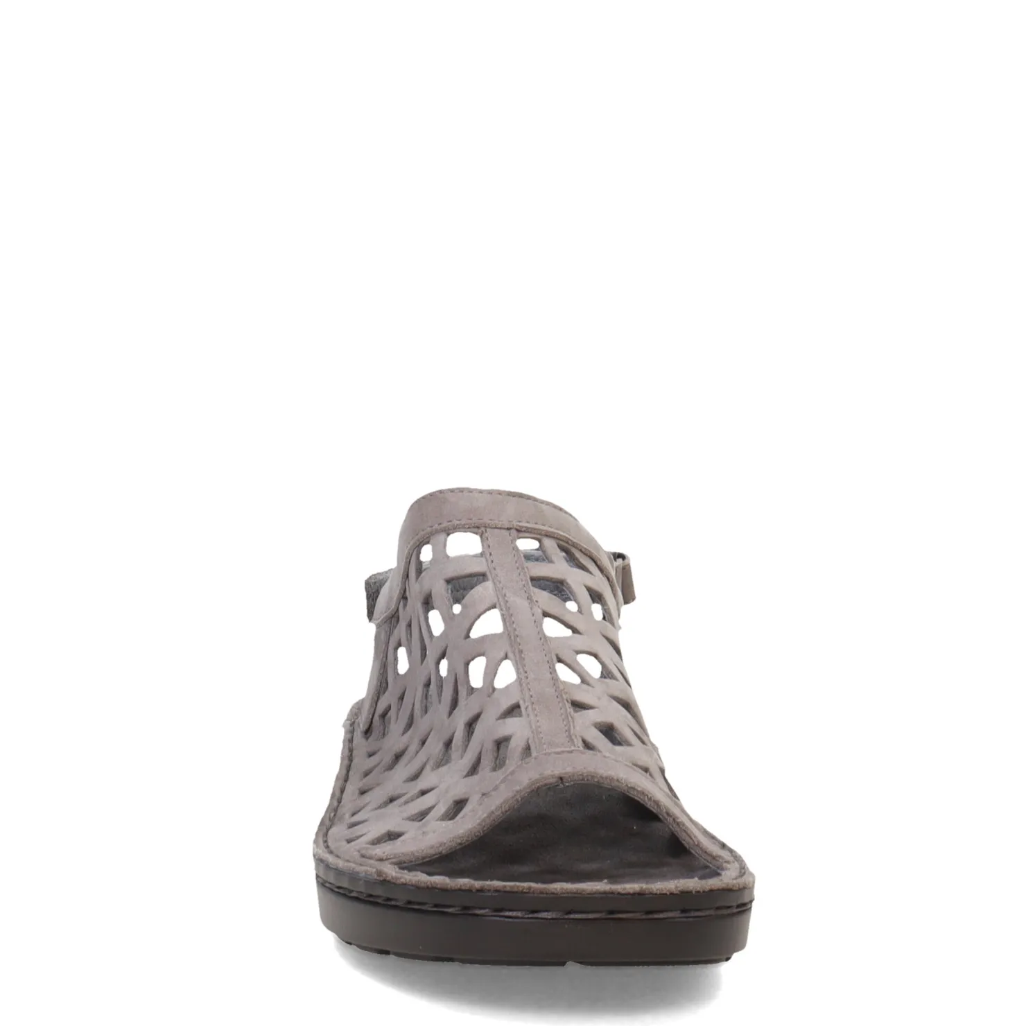 Footbed Sandals*Naot Women's , Amadora Sandal Grey Nubuck