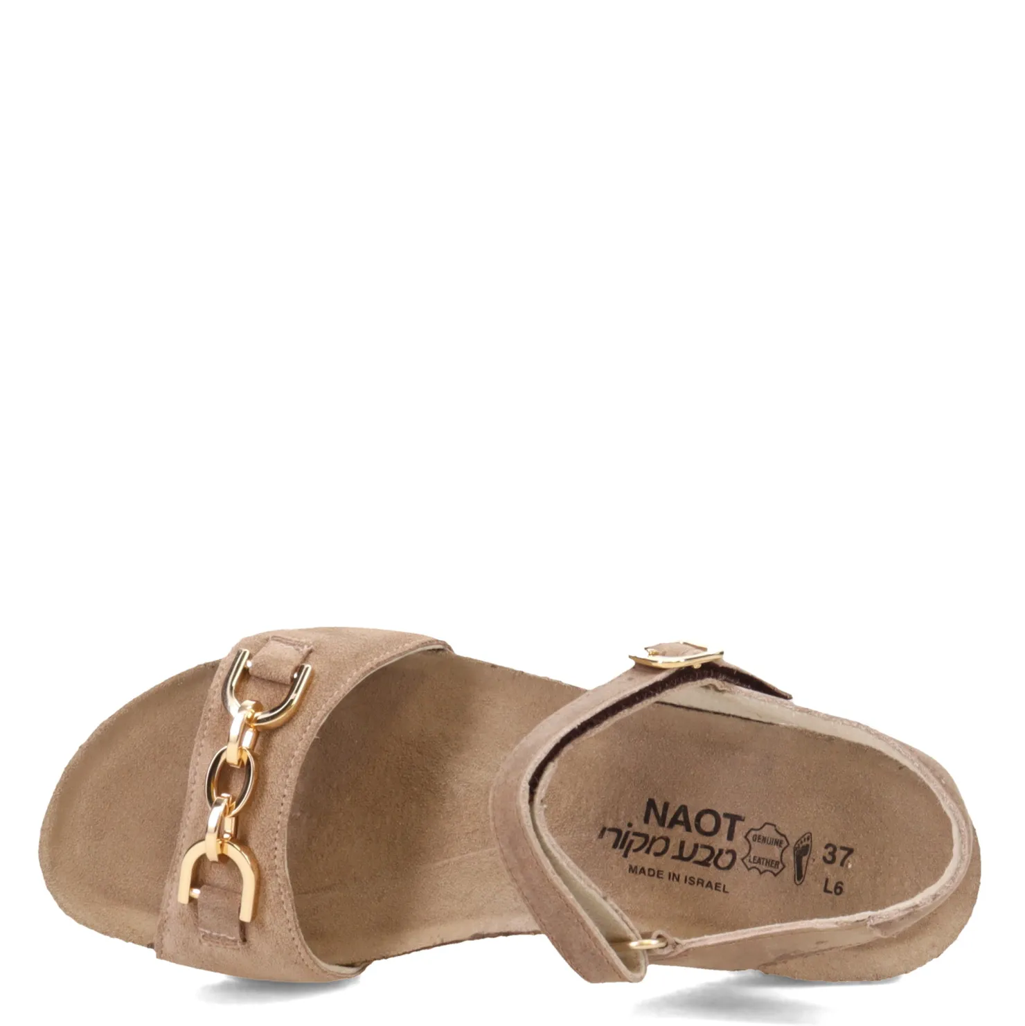 Footbed Sandals*Naot Women's , Aubrey Sandal Almond Brown