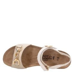 Wedges*Naot Women's , Aubrey Sandal Ivory