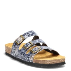Footbed Sandals*Naot Women's , Austin Sandal Navy Snake