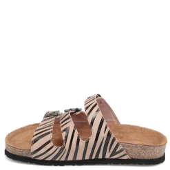 Footbed Sandals*Naot Women's , Austin Sandal Tan Zebra
