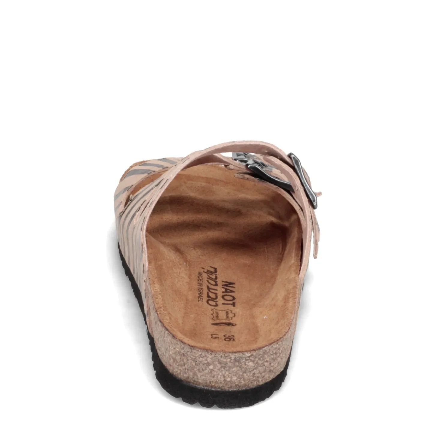 Footbed Sandals*Naot Women's , Austin Sandal Tan Zebra