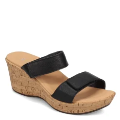 Wedges*Naot Women's , Caveran Sandal Black