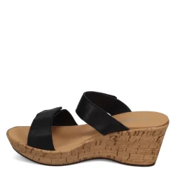 Wedges*Naot Women's , Caveran Sandal Black