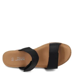 Wedges*Naot Women's , Caveran Sandal Black