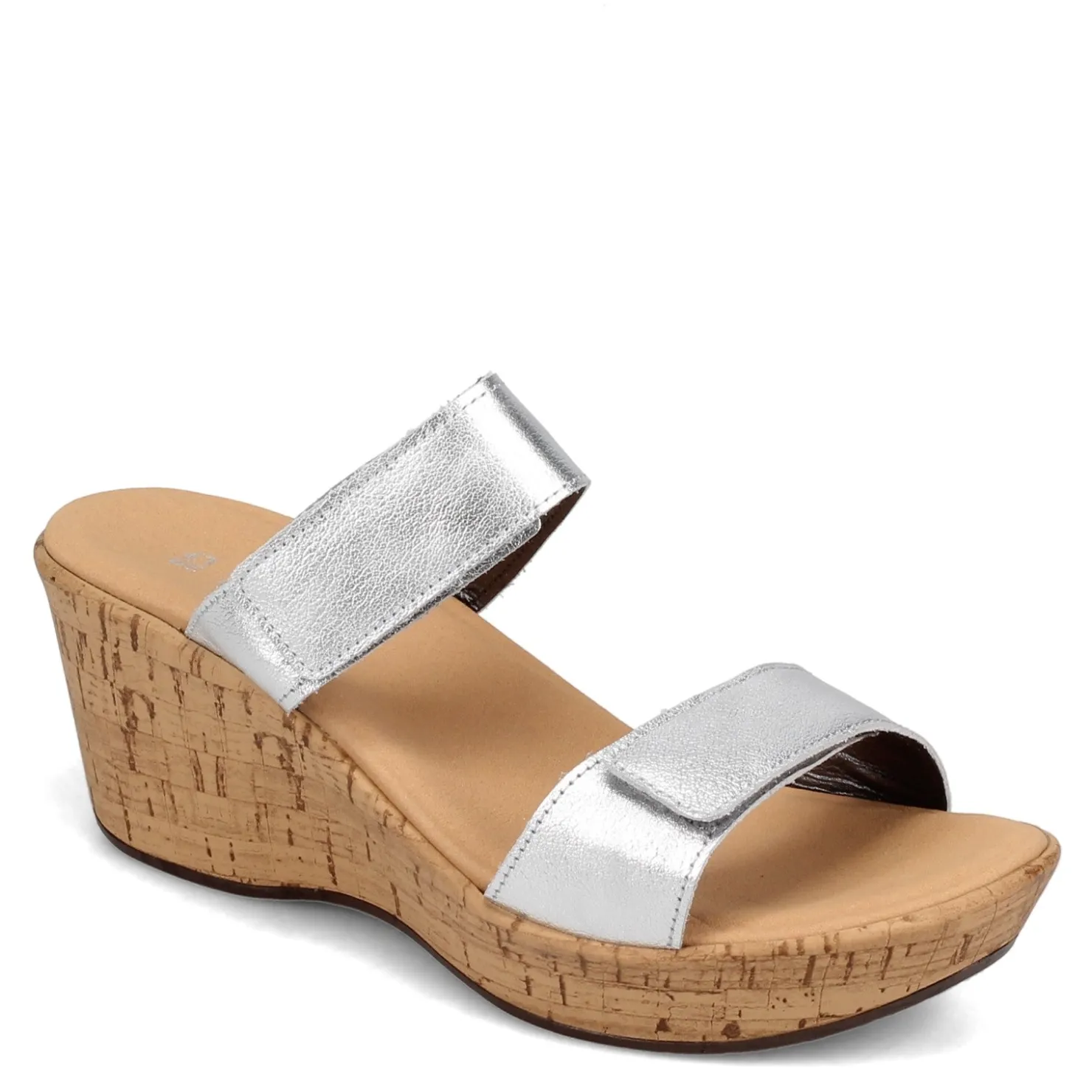 Wedges*Naot Women's , Caveran Sandal Silver