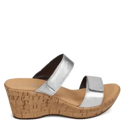 Wedges*Naot Women's , Caveran Sandal Silver