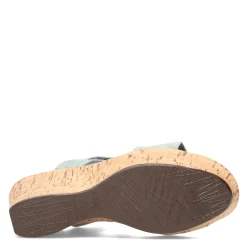 Wedges*Naot Women's , Caveran Sandal Teal