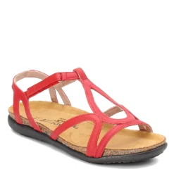 Footbed Sandals*Naot Women's , Dorith Sandal Kiss Red