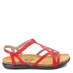 Footbed Sandals*Naot Women's , Dorith Sandal Kiss Red