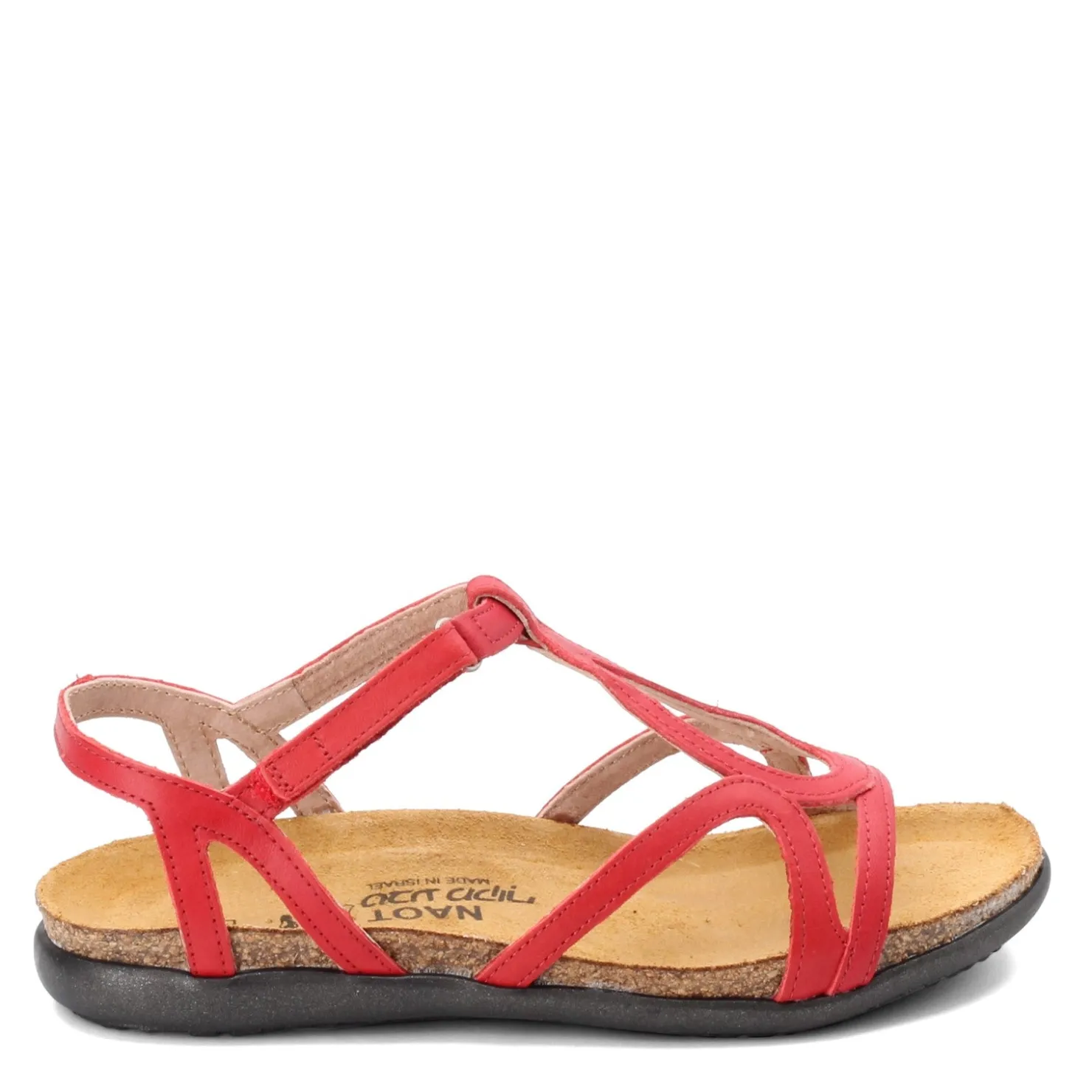 Footbed Sandals*Naot Women's , Dorith Sandal Kiss Red