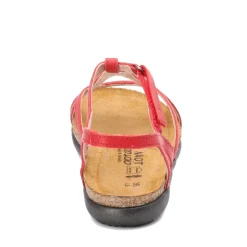 Footbed Sandals*Naot Women's , Dorith Sandal Kiss Red