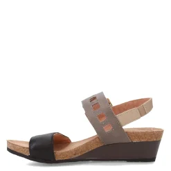 Footbed Sandals*Naot Women's , Dynasty Sandal Black Grey