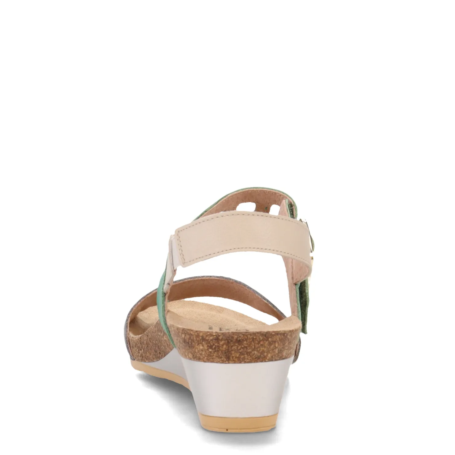 Footbed Sandals*Naot Women's , Dynasty Sandal Gray Green Multi