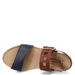 Footbed Sandals*Naot Women's , Dynasty Sandal Blue / Tan