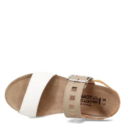 Footbed Sandals*Naot Women's , Dynasty Sandal White / Beige