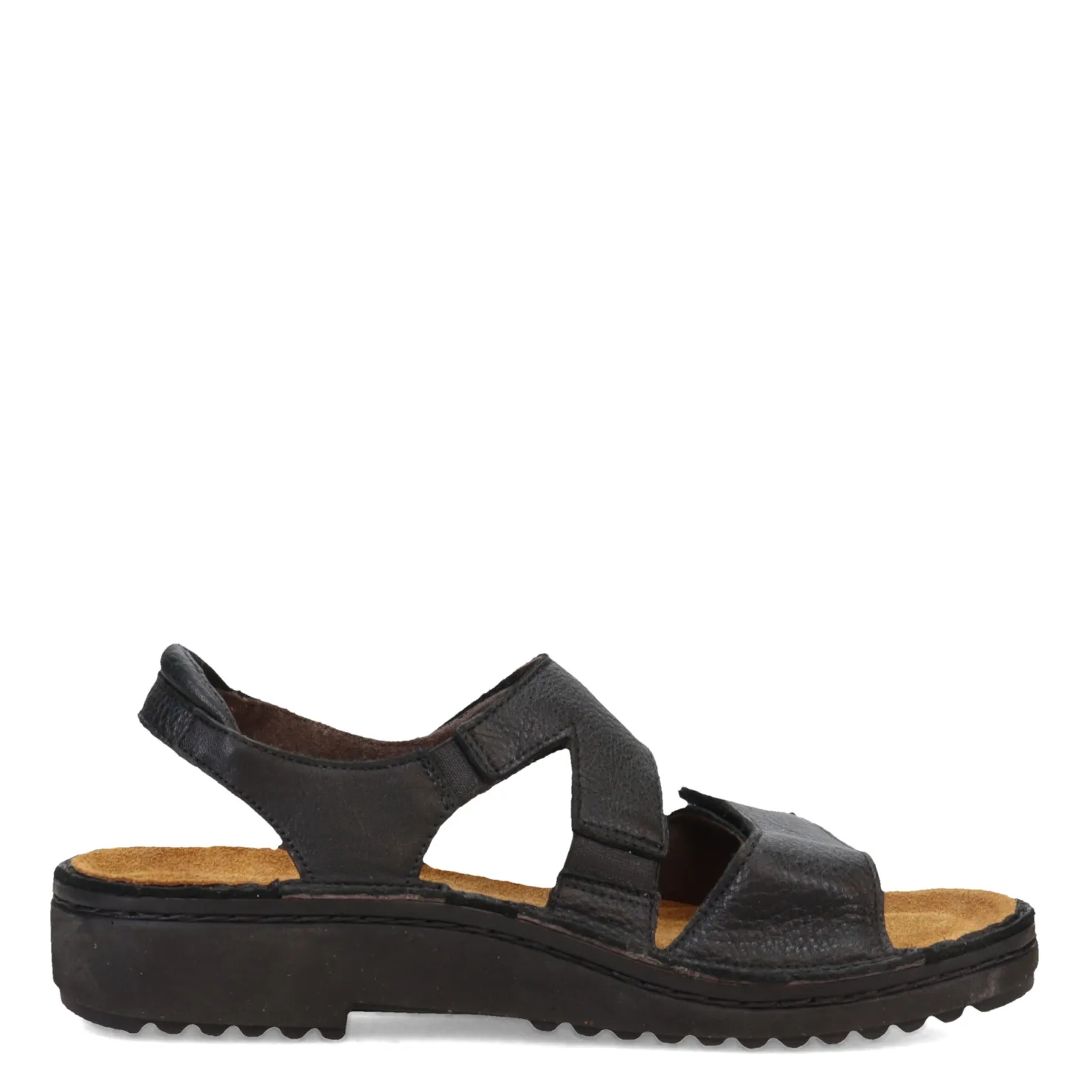 Footbed Sandals*Naot Women's , Enid Sandal Jet Black