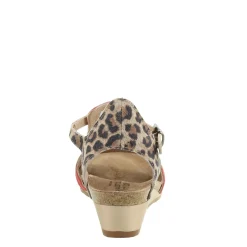 Footbed Sandals*Naot Women's , Fiona Sandal Cheetah