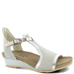 Footbed Sandals*Naot Women's , Fiona Sandal Beige Reptile