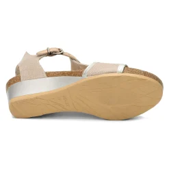 Footbed Sandals*Naot Women's , Fiona Sandal Beige Reptile