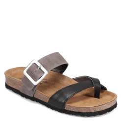 Footbed Sandals*Naot Women's , Fresno Sandal Black Taupe