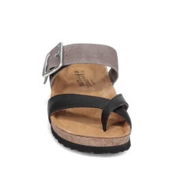 Footbed Sandals*Naot Women's , Fresno Sandal Black Taupe