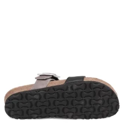 Footbed Sandals*Naot Women's , Fresno Sandal Black Taupe