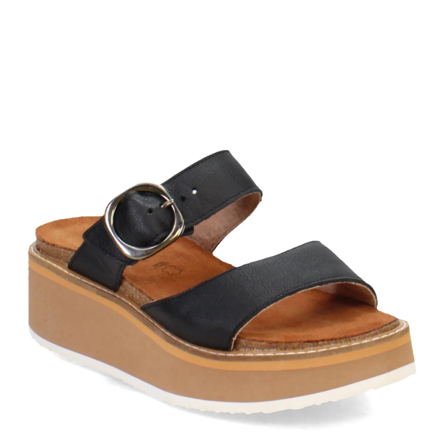 Footbed Sandals*Naot Women's , Halvah Sandal Black