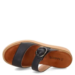 Footbed Sandals*Naot Women's , Halvah Sandal Black