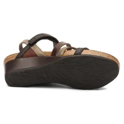 Footbed Sandals*Naot Women's , Hero Sandal Black / Pewter