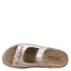 Footbed Sandals*Naot Women's , Johanna Sandal Silver