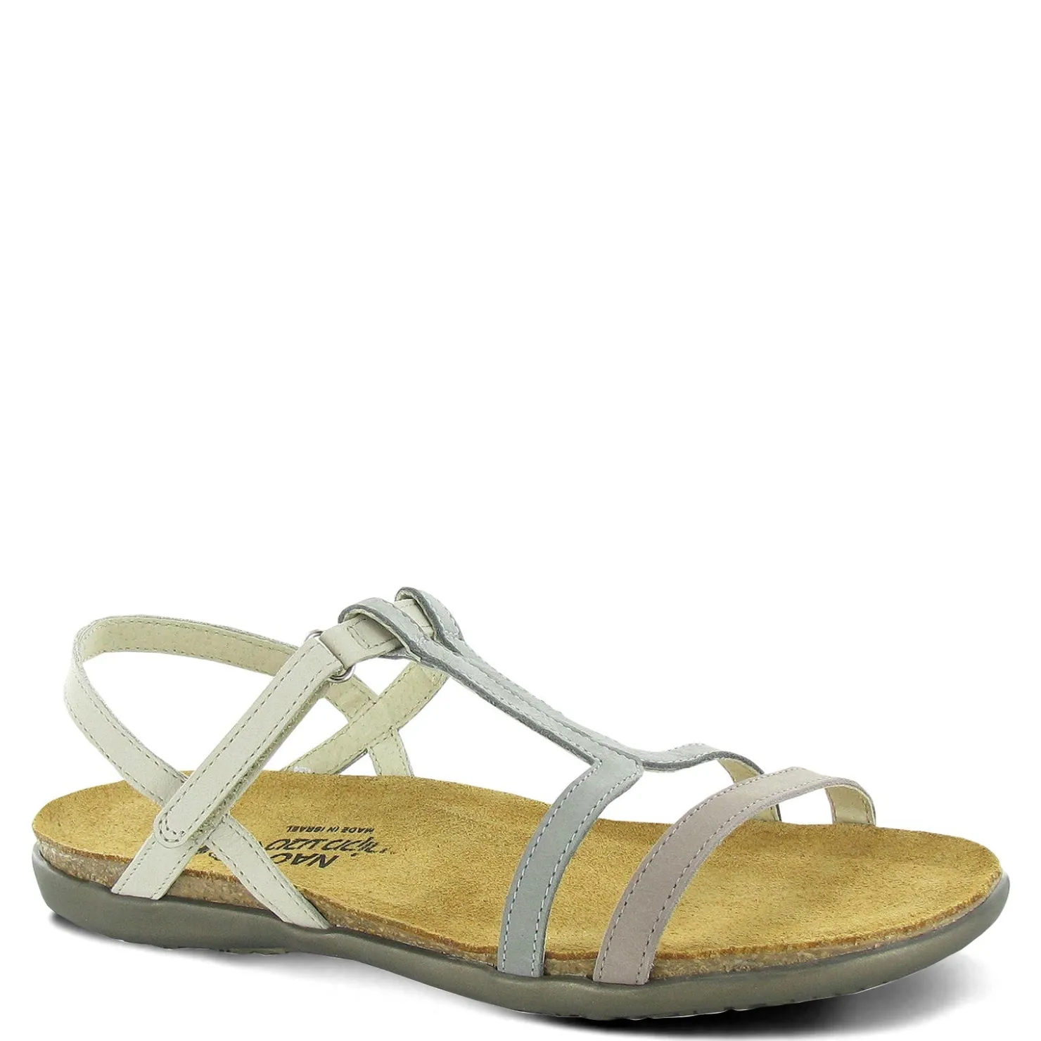 Footbed Sandals*Naot Women's , Judith Sandal Beige Grey