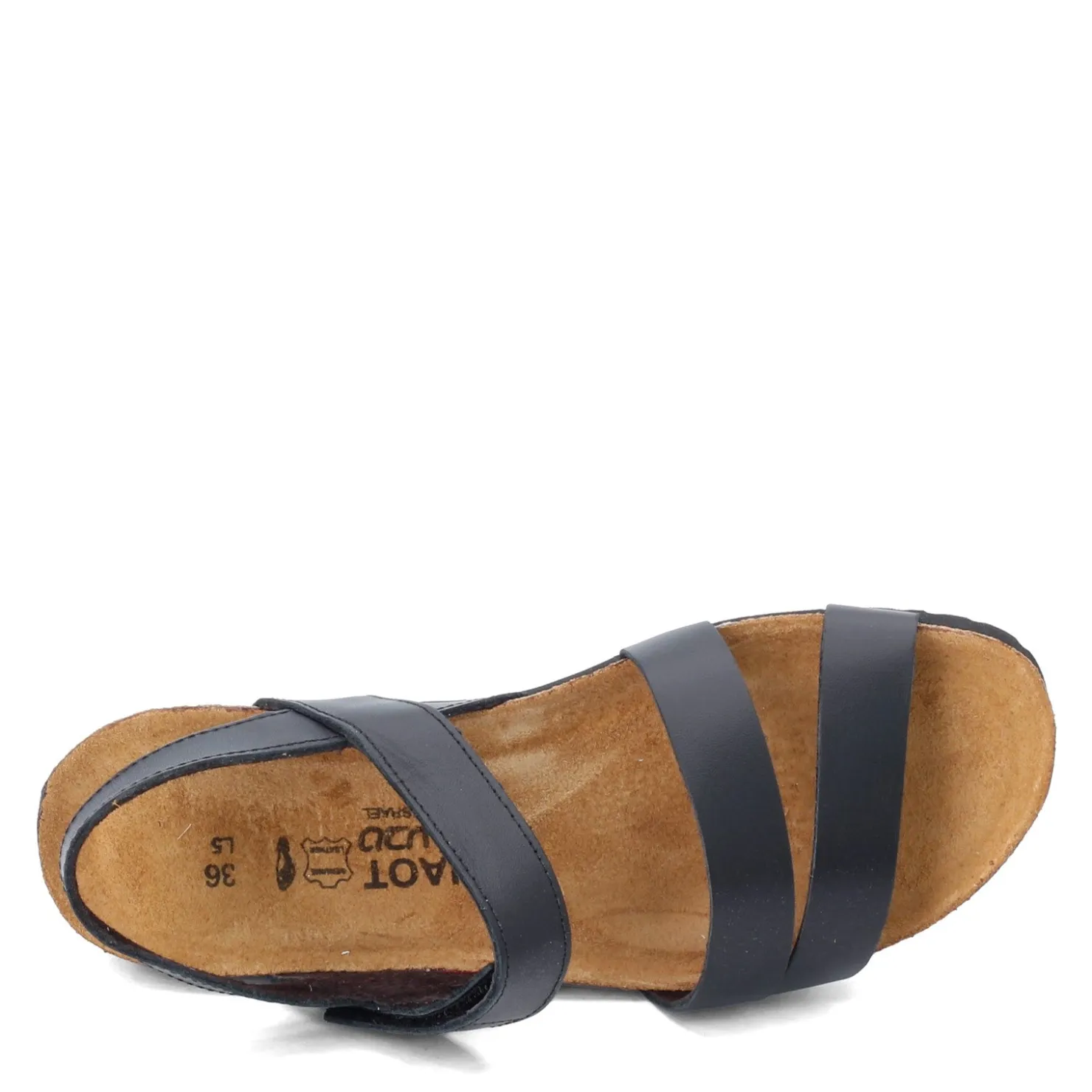 Footbed Sandals*Naot Women's , Kayla Sandal Black Matte