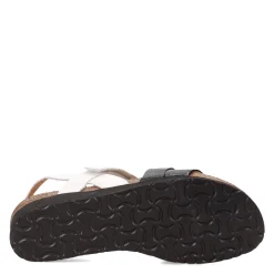 Wedges*Naot Women's , Kayla Sandal White Black