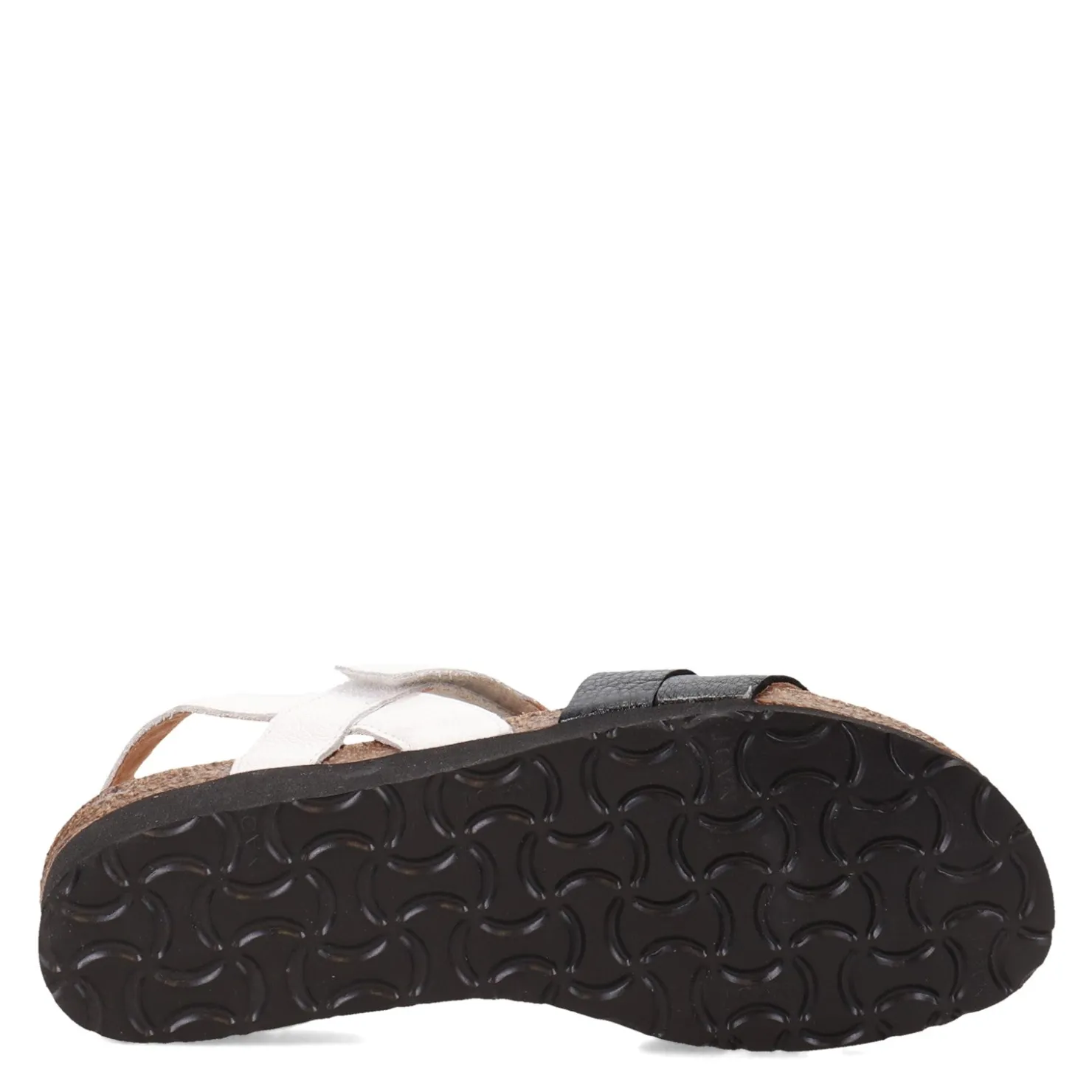 Wedges*Naot Women's , Kayla Sandal White Black