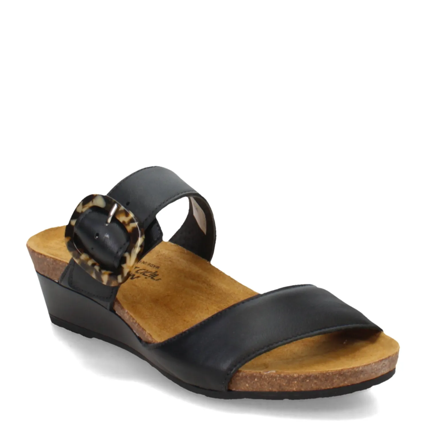 Footbed Sandals*Naot Women's , Kingdom Sandal Jet Black